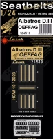 HGW 124518 Seatbelts Albatros D.III Oeffag (laser) 1/24