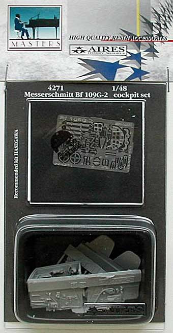 Aires 4271 Messerschmitt Bf 109G-2 cockpit set 1/48