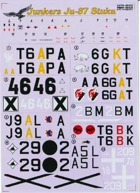 Print Scale 48-032 Junkers Ju - 87 Stuka 1/48