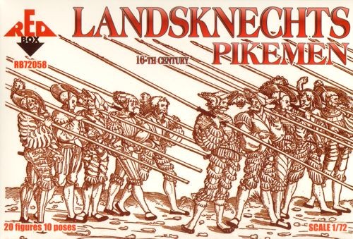 Red Box 72058 Landsknechts Pikemen 16th century 1/72