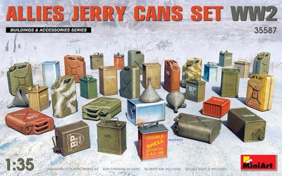 MiniArt 35587 Allies Jerry Cans Set (канистры) (1/35)