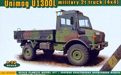 Ace Model 72450 Unimog U1300L Military 2t truck (4x4) 1/72