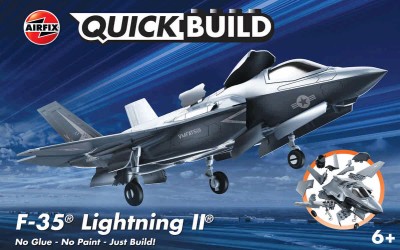 Airfix J6040 Lockheed-Martin F-35B Lightning II QUICK BUILD Blue NEW TOOL