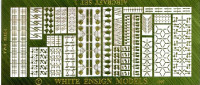 White Ensign Models PE 4501 FIXED-WING AIRCRAFT PARTS (for 1/400 to 1/500 scale aircraft!) 1/450