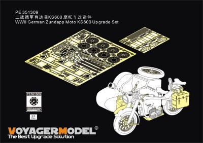 Voyager Model PE351309 WWII German Zundapp Moto KS600 Upgrade Set (TAMIYA 35384) 1/35
