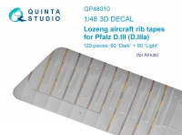 Quinta studio QP48010 Лозенг киперные ленты Pfalz DIII-DIIIa (для любых моделей) 1/48
