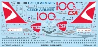 BOA 44136 Decals A-320 Czech Airlines Jubilee livery 1/144