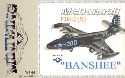 Miniwing MINI051 McDonnell F2H-2(N) Banshee 1/144