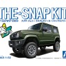 Aoshima 66782 SUZUKI Jimny Custom Wheel(Jungle Green), SNAP KIT (сборка без клея) 1/32