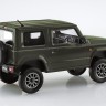 Aoshima 66782 SUZUKI Jimny Custom Wheel(Jungle Green), SNAP KIT (сборка без клея) 1/32