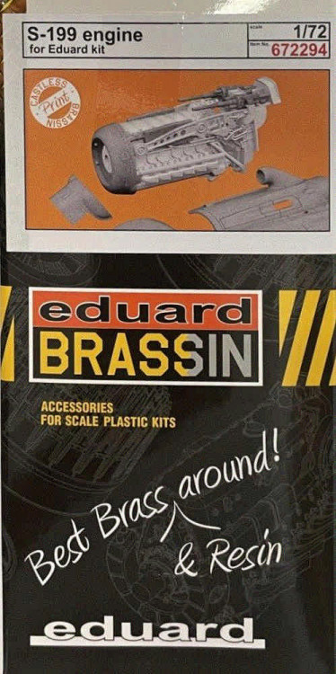 Eduard 672294 BRASSIN S-199 engine PRINT (EDU) 1/72