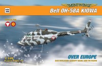 Miniwing Plastic MINI368 Bell OH-58A KIOWA / over Europe 1 kit boxed, 2 decal versions, canopy mask, PE Parts 1/144