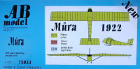 AB MODEL ABMOD72033 1/72 Mura (1922 sports motorless aviation in CS)