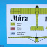 AB MODEL ABMOD72033 1/72 Mura (1922 sports motorless aviation in CS)