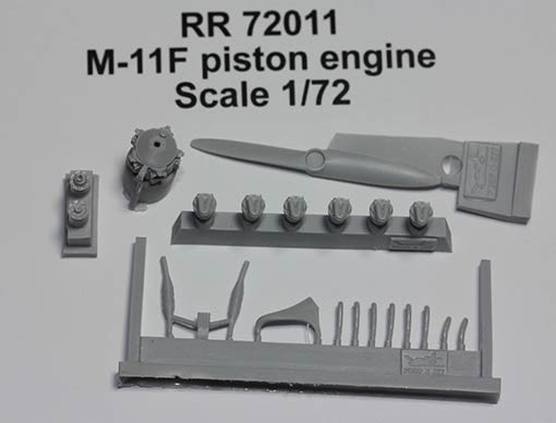 RARESIN RR-72011 М-11Ф для По-2 послевоенных выпусков Универсальный набор 1/72
