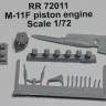 RARESIN RR-72011 М-11Ф для По-2 послевоенных выпусков Универсальный набор 1/72