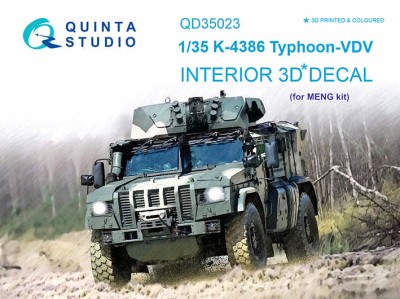 Quinta studio QD35023 К-4386 Тайфун-ВДВ (для модели MENG) 1/35