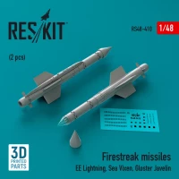 Reskit 48410 Firestreak missiles (2 pcs.) 1/48