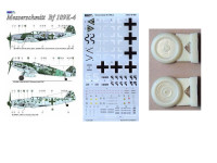 AML AMLD48008 Декали Bf-109K-4 Part I. (with resin wheels) 1/48