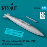 Reskit U72255 300 gallon fuel tank AERO 1D USN&USMC 1/72