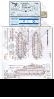 Echelon FD D356144 Merkava Siman 3D (Pt 2) (fits Meng Model kits) 1/35