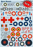 Print Scale 72-156 Avro Anson Wet decal 1/72