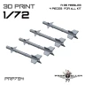 77 Propeller 77PRP794 R-3S missiles (4 pcs.) 1/72