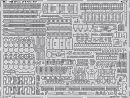 Eduard 53217 USS Saratoga CV-3 pt.2 1/350