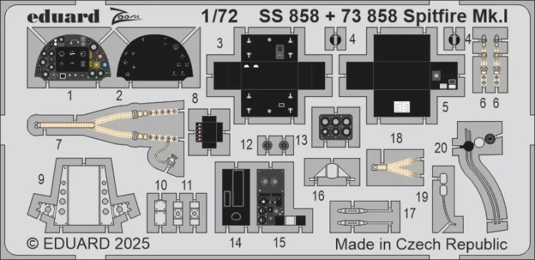 Eduard SS858 Spitfire Mk.I (IBG) 1/72