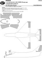 New Ware NWA-M1248 Mask A-4 B/C Skyhawk grey&white CAMOUFLAGE 1/48