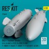 Reskit 32589 B43-1 nuclear bombs (2 pcs.) 1/32