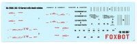 Foxbot Decals FBOT48087 Stencils for Missile Kh-25ML (AS-10 Karen) with death wishes, Ukranian Air Forces 1/48