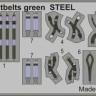 Eduard 49111 F-4 seatbelts green STEEL 1/48