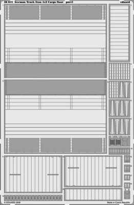 Eduard 36041 German Truck 3ton 4x2 Cargo floor TAM