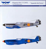 Attitude Aviation As BUC-32004 1/32 Decal Hispano HA-1112 M1L Spanish A.F.