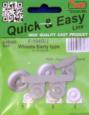 CMK Q48380 F-104G/J - wheels early type (KIN) 1/48