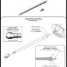 Master (Pl) G72029 Sherman VC Firefly Ordnance QF 17pdr gun bar. 1/72