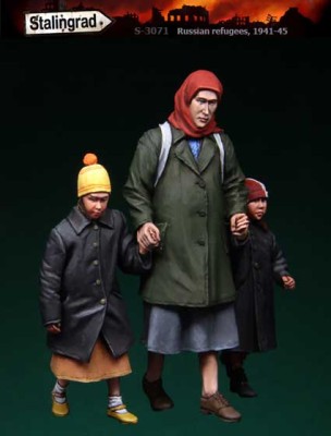 Stalingrad 3071 Беженцы 3 фигурки