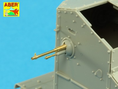 Aber 35 L-199 Armament for British WWI Medium Tank Mk.A &quot;Whippet&quot; 8mm Hotchkiss m.1909 x 4pcs. 1/35