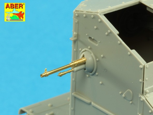 Aber 35 L-199 Armament for British WWI Medium Tank Mk.A "Whippet" 8mm Hotchkiss m.1909 x 4pcs. 1/35