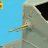 Aber 35 L-199 Armament for British WWI Medium Tank Mk.A "Whippet" 8mm Hotchkiss m.1909 x 4pcs. 1/35