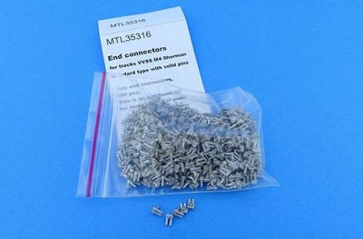 Master Club MTL-35316 End connectors (w. solid pins) for tracks VVSS M4 Sherman 1/35