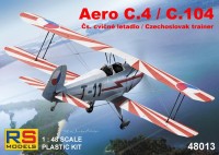 Rs Model 48013 Aero C4/C104 Czechoslovak Trainer (4x camo) 1/48