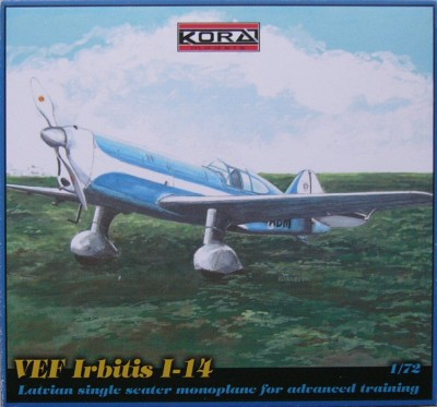 Kora Model 72114 VEF Irbitis I-14 Latvian single seater 1/72