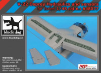 BlackDog A48077 V-22 Osprey hydraulics & sensors (ITALERI) 1/48