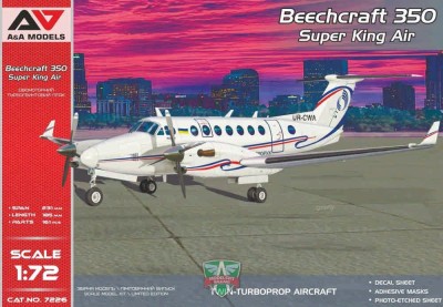 A&amp;A Models 72026 Beechcraft 350 'Super King Air' (4x camo) 1/72
