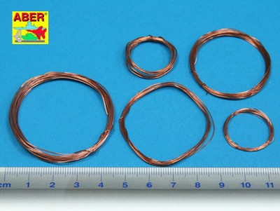 Aber ADZ-1 Wires set (diameter 0,2; 0,3; 0,4; 0,5; 0,6 mm, length 1m each) 1/35