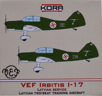 Kora Model 72214 VEF Irbitis I-17 in Latvian Service 1/72