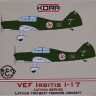 Kora Model 72214 VEF Irbitis I-17 in Latvian Service 1/72