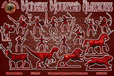 Dark Alliance ALL72026 Modern Mounted Amazons 1/72